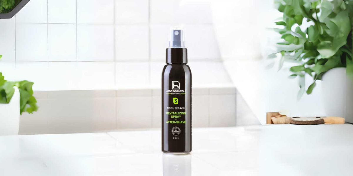 Tónico en spray revitalizante para hombre + after-shave 2-en-1