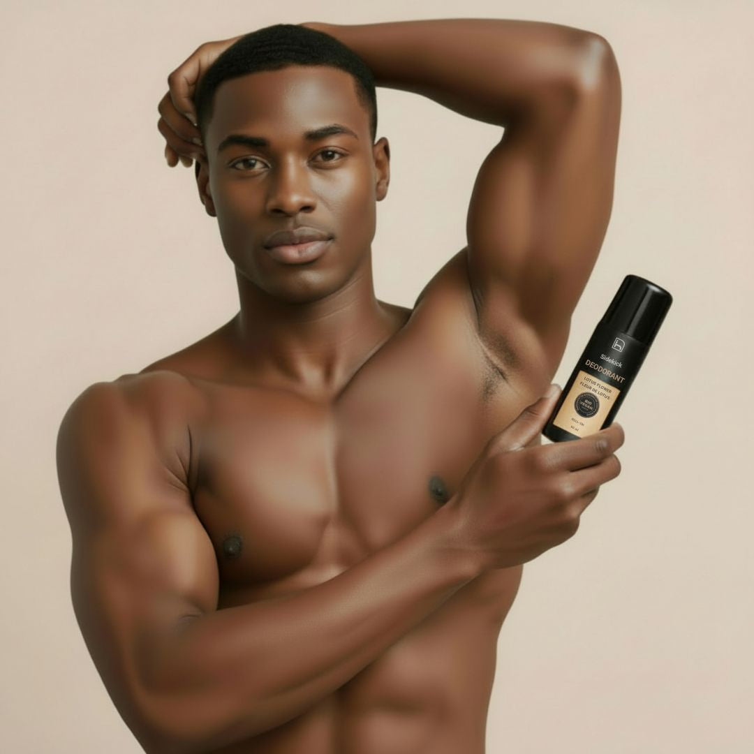 Desodorante natural y ecológico para hombre en roll-on. Sin parabenos, sin aluminio y sin alcohol.
