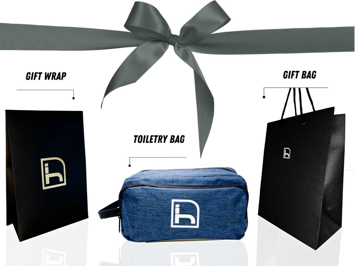 Gifts for men. Gift sets with skincare products. Order it with gift wrapping, a toiletry bag, and a gift bag to get the perfect gift for any man.